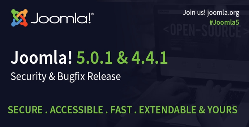 Joomla 5.0.1 ve Joomla 4.4.1 Yayınlandı
