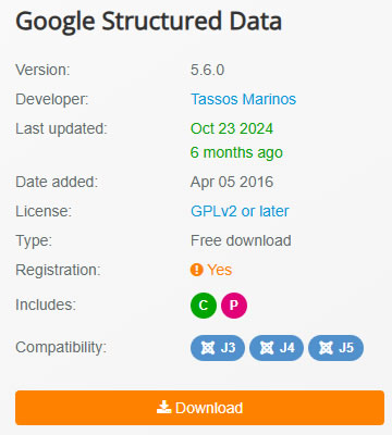 Google Structured Data İndir